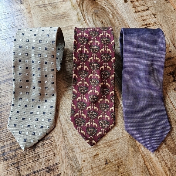 Set of 3 brooks brothers silk ties - Picture 1 of 7